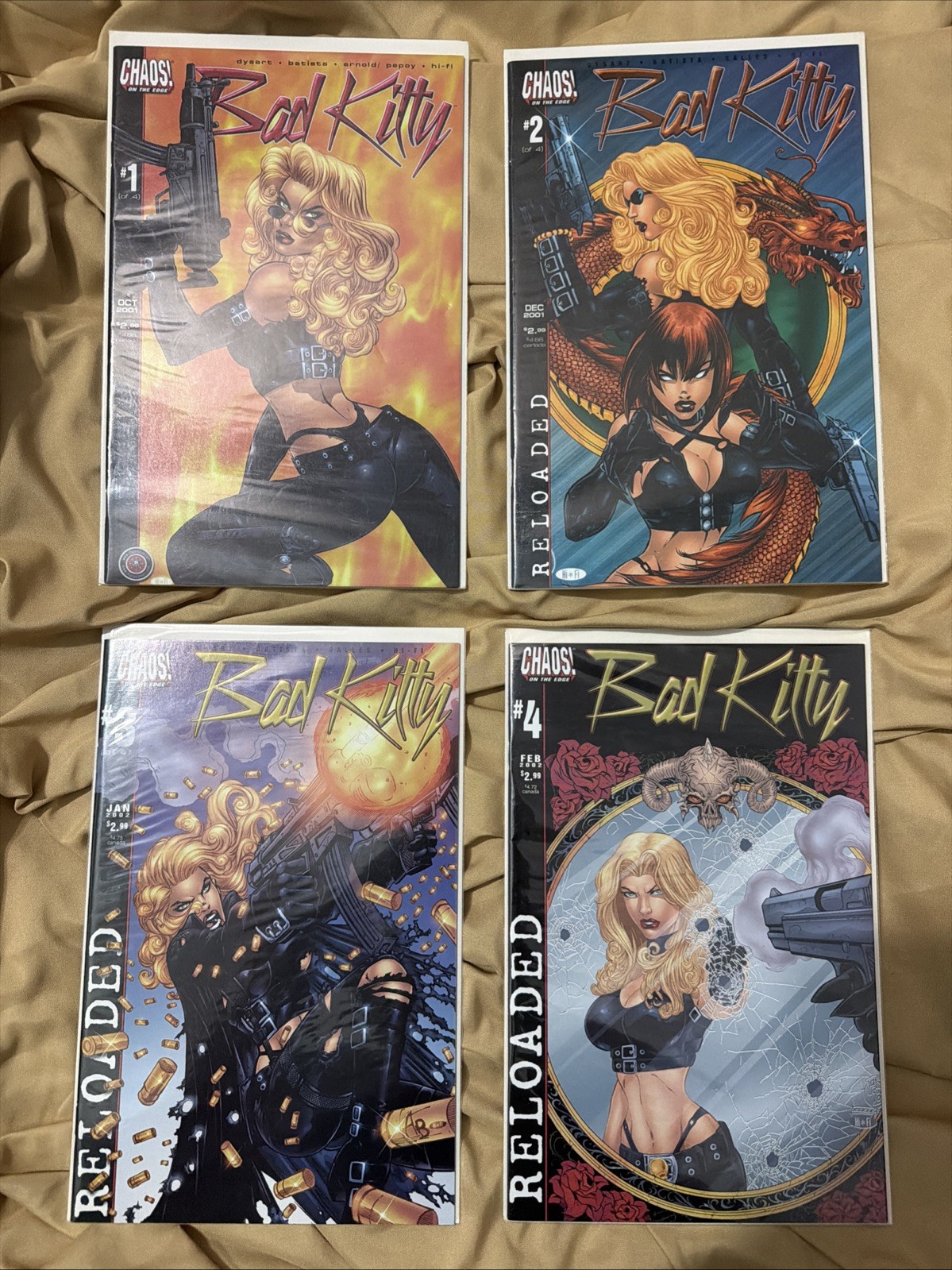 Bad Kitty Reloaded #1-4 Full Set Chaos