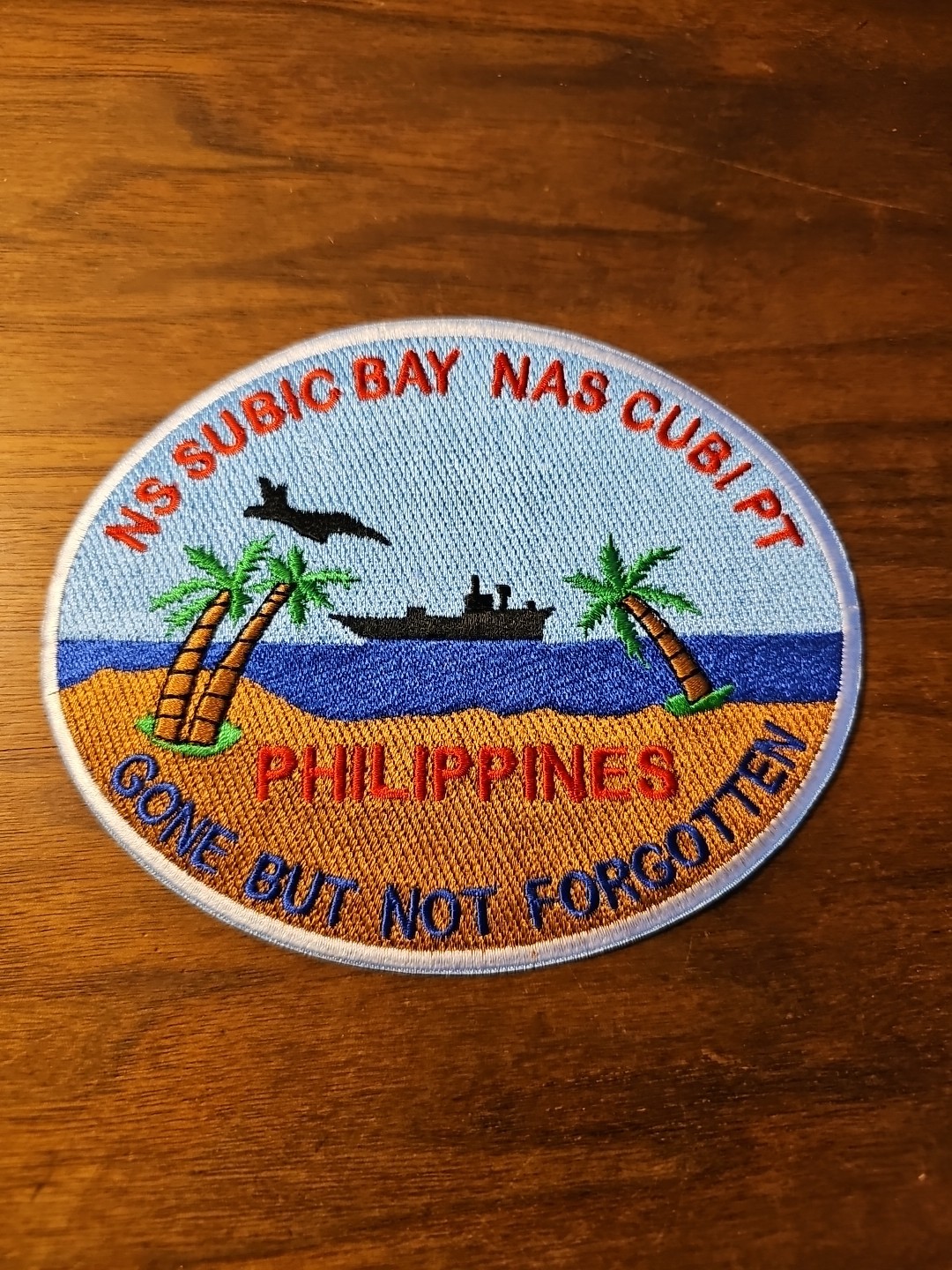 US NAVY BASE PATCH, NS SUBIC BAY/ NAS CUBI PT, PHILIPPINES Y
