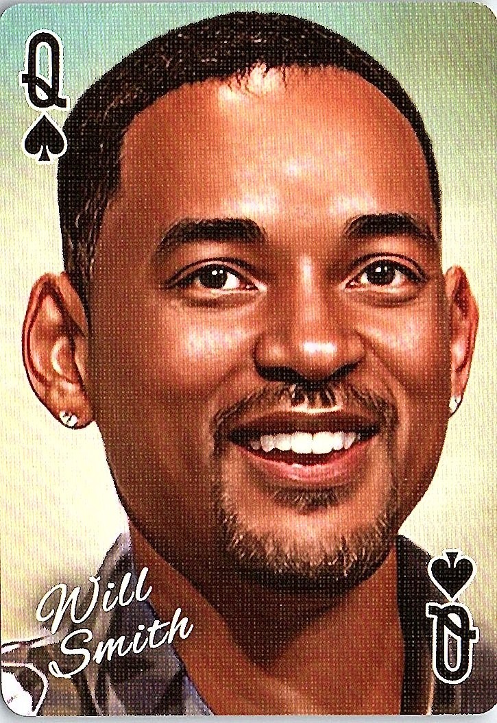 Will Smith Celebrity Movie Star Playing Trading Card