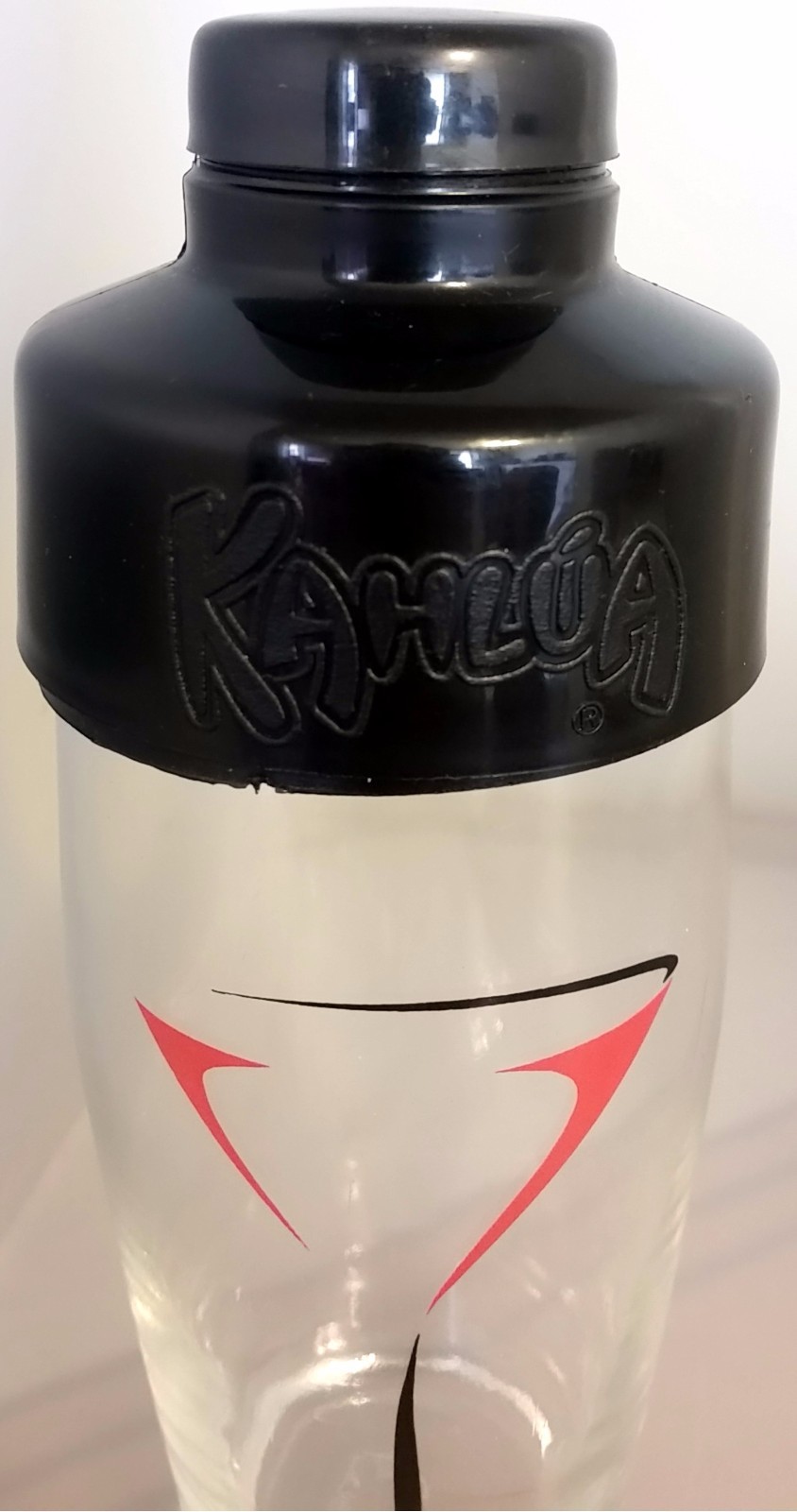 KAHLUA Coffee Liqueur ~ GLASS COCKTAIL SHAKER – Collectible/Rare