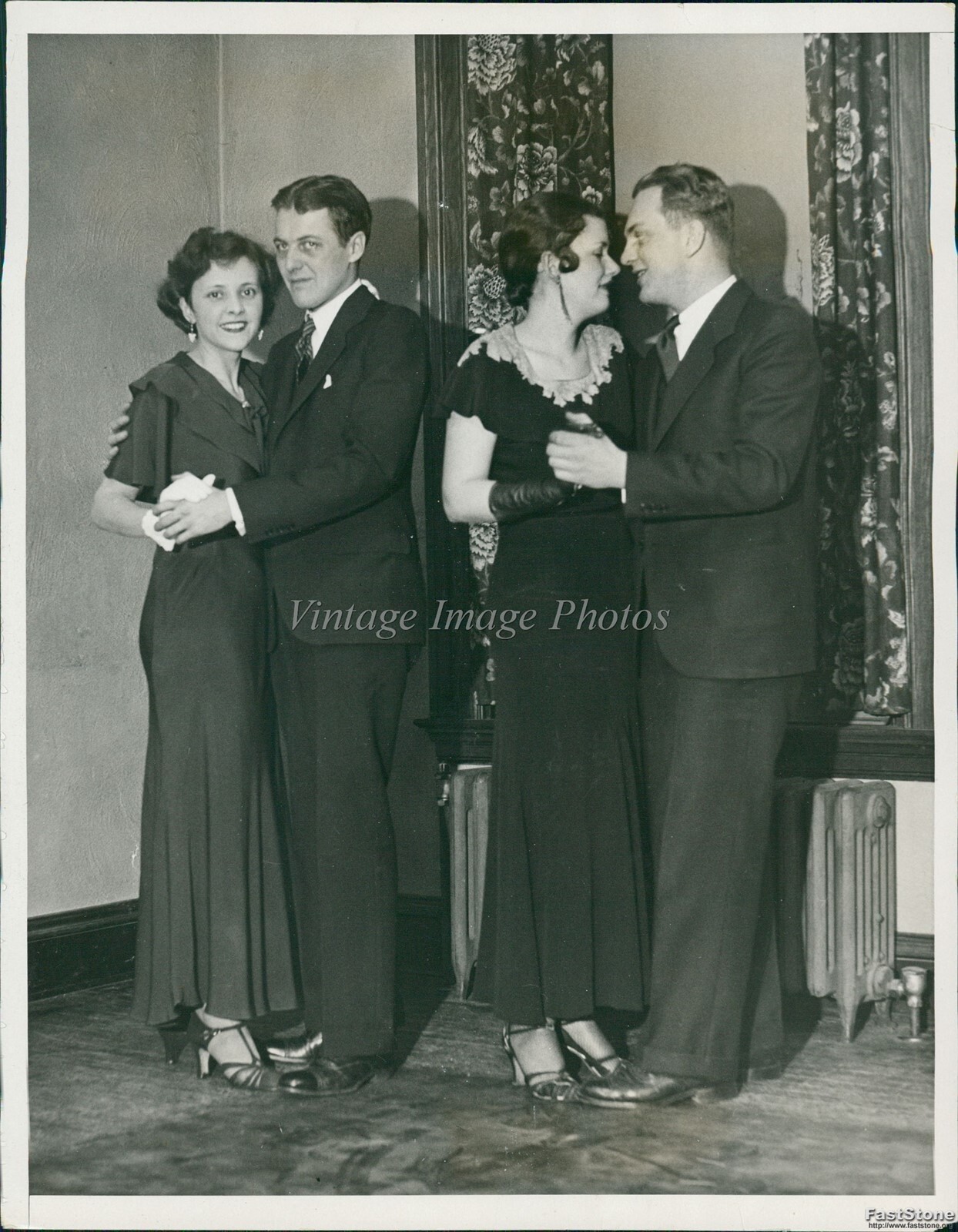 1933 Helaine Matile Dartmouth Winter Carnival Fraternity Dance Event Photo 7×9