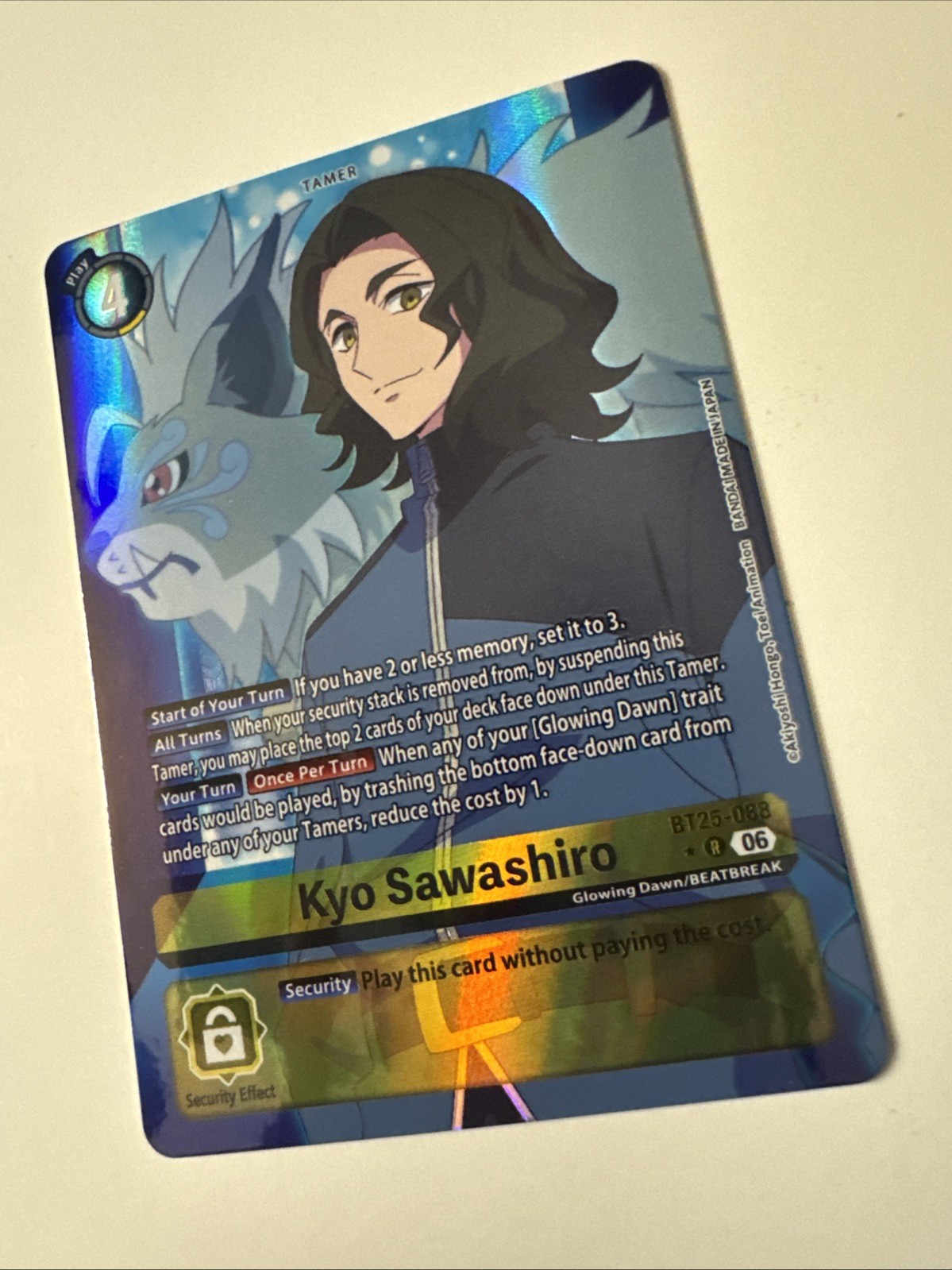 Kyo Sawashiro BT25-088 | R AA | BT25 Dual Revolution | Digimon CCG
