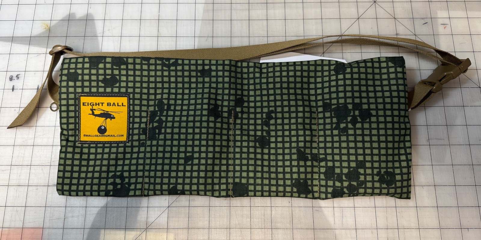 Eight Ball Gear bandoleer/bandolier for Pmag Gen 3 mags in Desert Night Camo!
