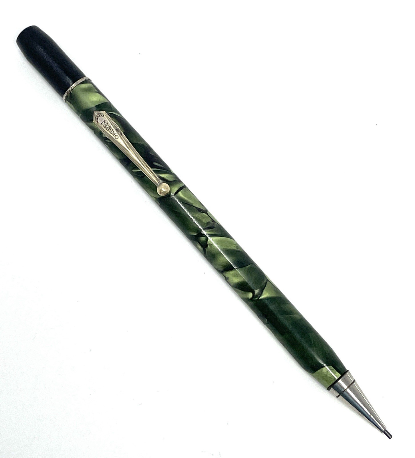 Vintage KREKO Continuous Twist Mechanical Pencil Green Multicolored