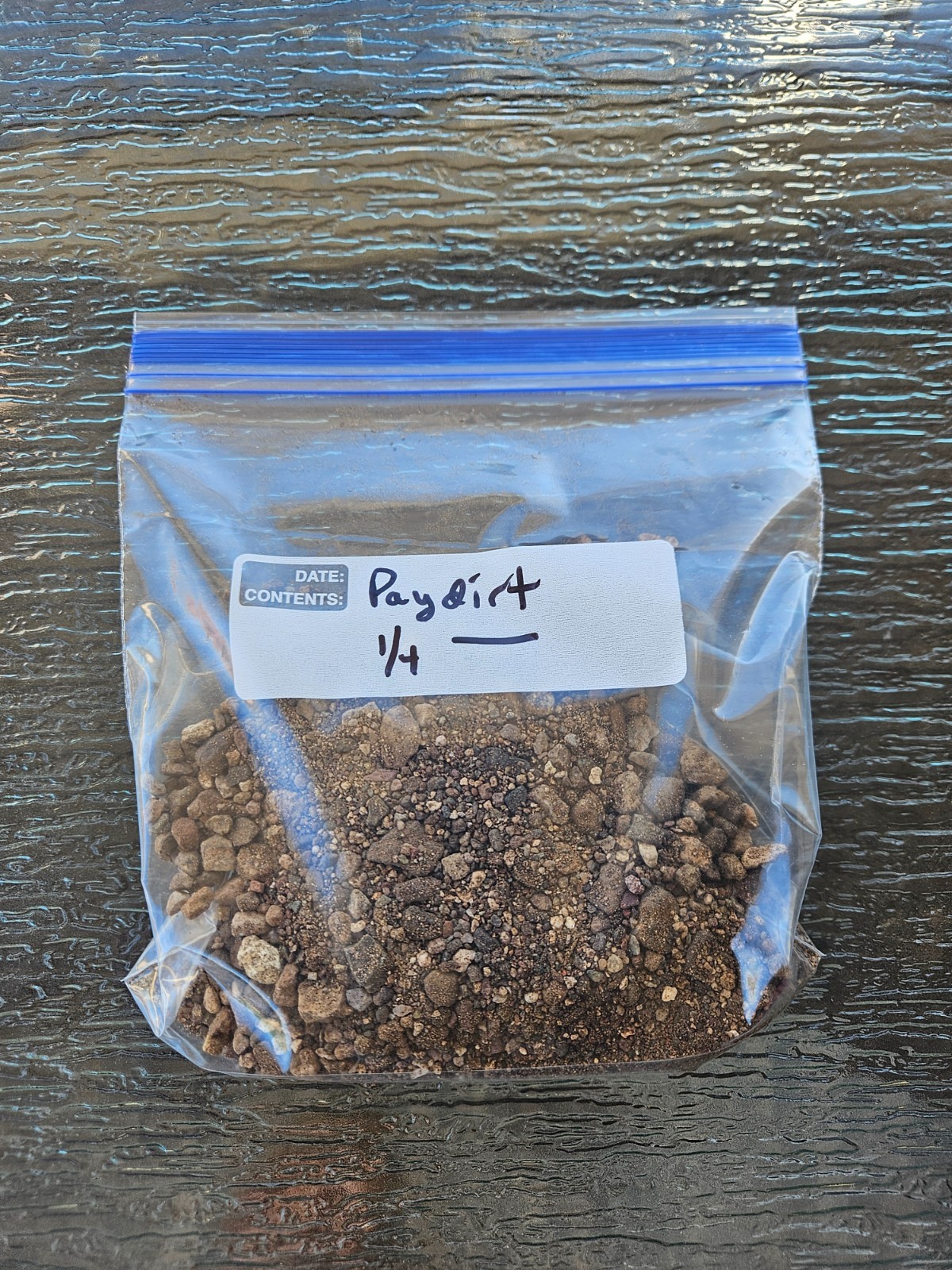gold paydirt guaranteed 1/4 gram of gold