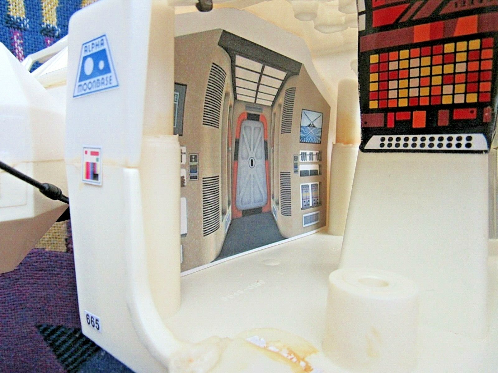 Custom Designed Cardstock BULKHEADS for SPACE 1999 Mattel Eagle 1 as shown