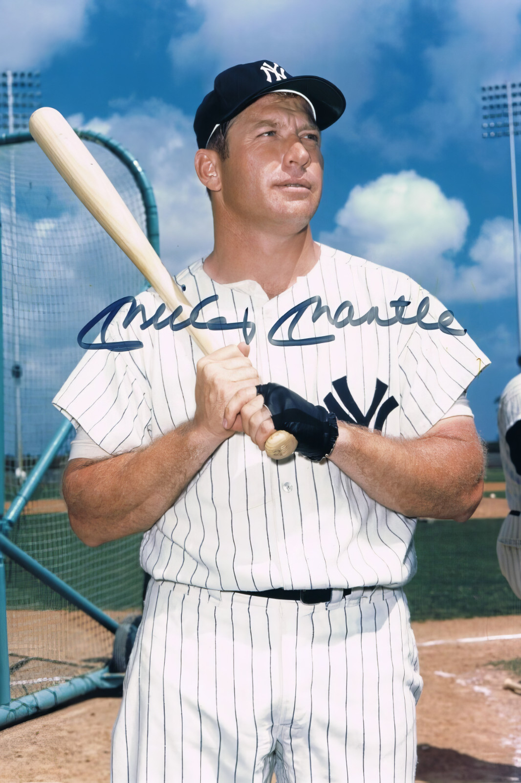 MICKEY MANTLE NEW YORK YANKEES BASEBALL PLAYER AUTOGRAPHED 4X6 PHOTO REPRINT