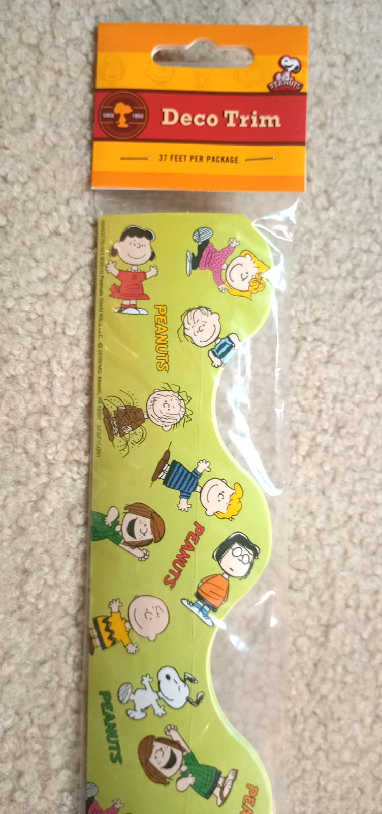 Peanuts Snoopy Bulletin Board Border 37″ ft Per Package