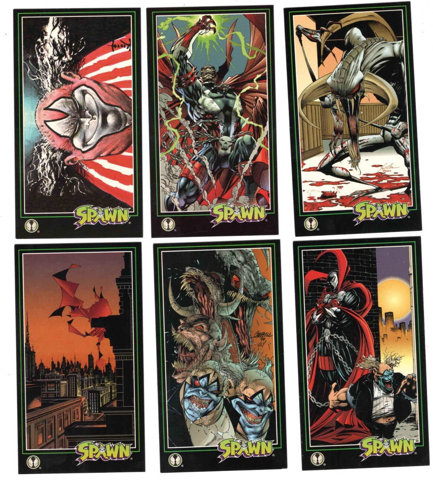 1995 SPAWN WILDSTORM BY TODD MCFARLANE 152-CARD BASE SET NM WIDEVISION