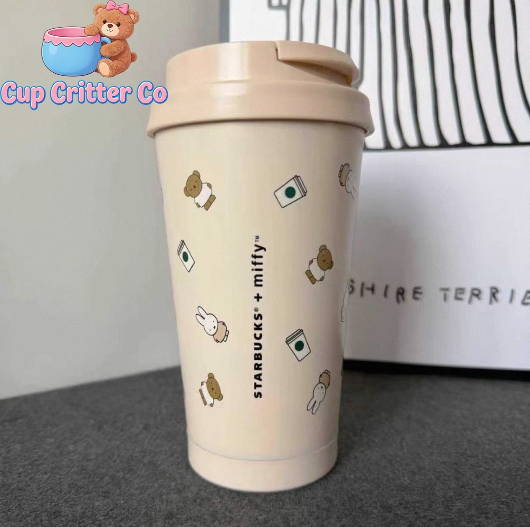 NEW Starbucks Miffy Stainless Steel Insulated Mug 473ml Coffee Mug