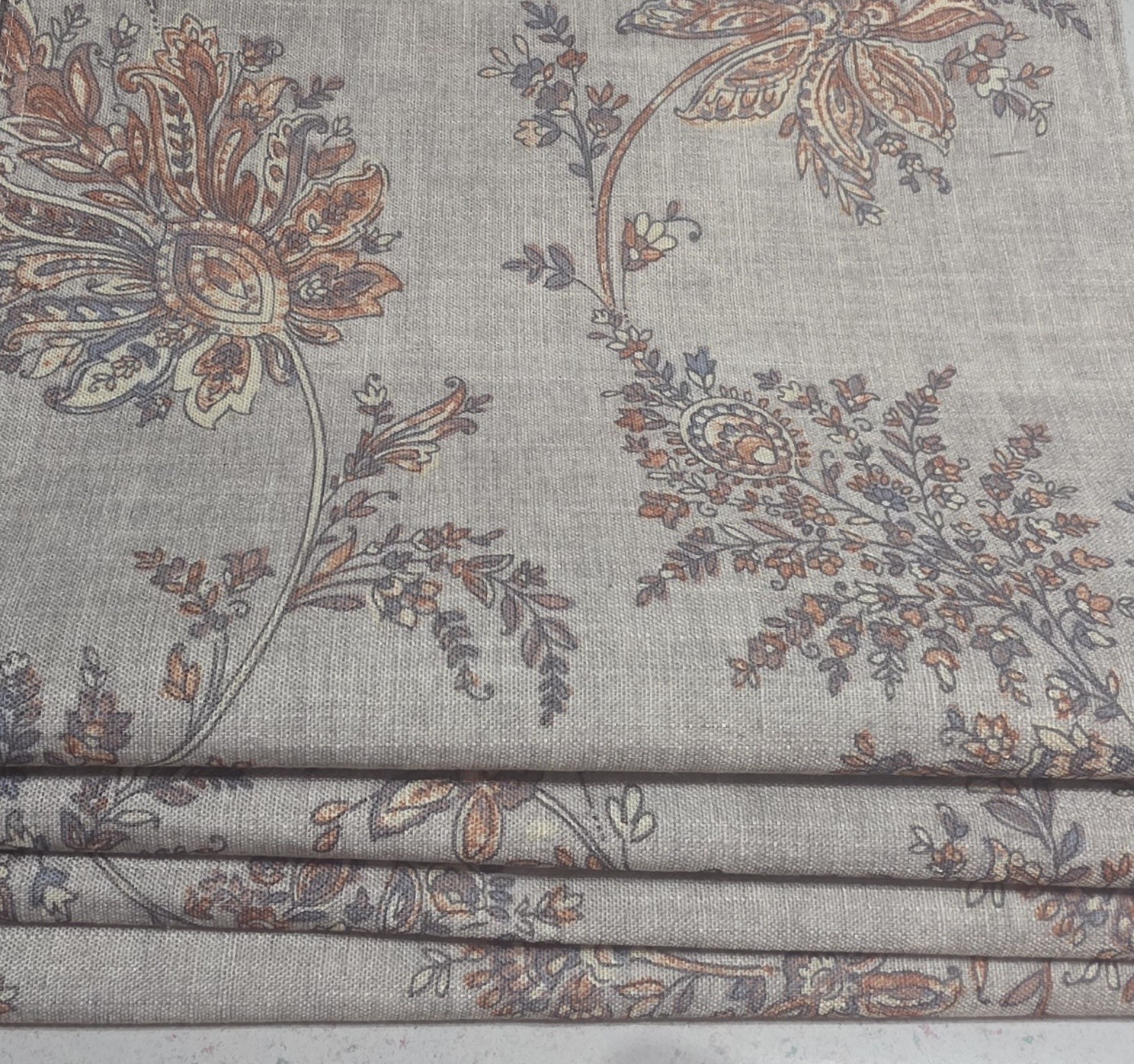 New! Avignon Couleur Nature Easy Care Floral Placemats Set of 4