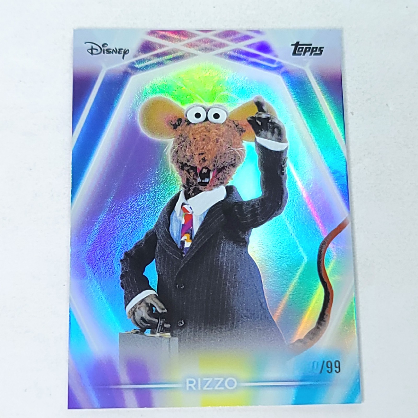 Rizzo Topps 2026 Disney Neon Holo Parallel Refractor Limited ???/99
