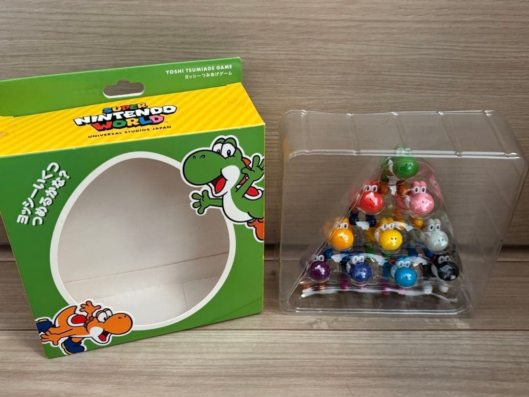 Yoshi Stacking Game Figure Set Super Nintendo World USJ Japan Limited Official