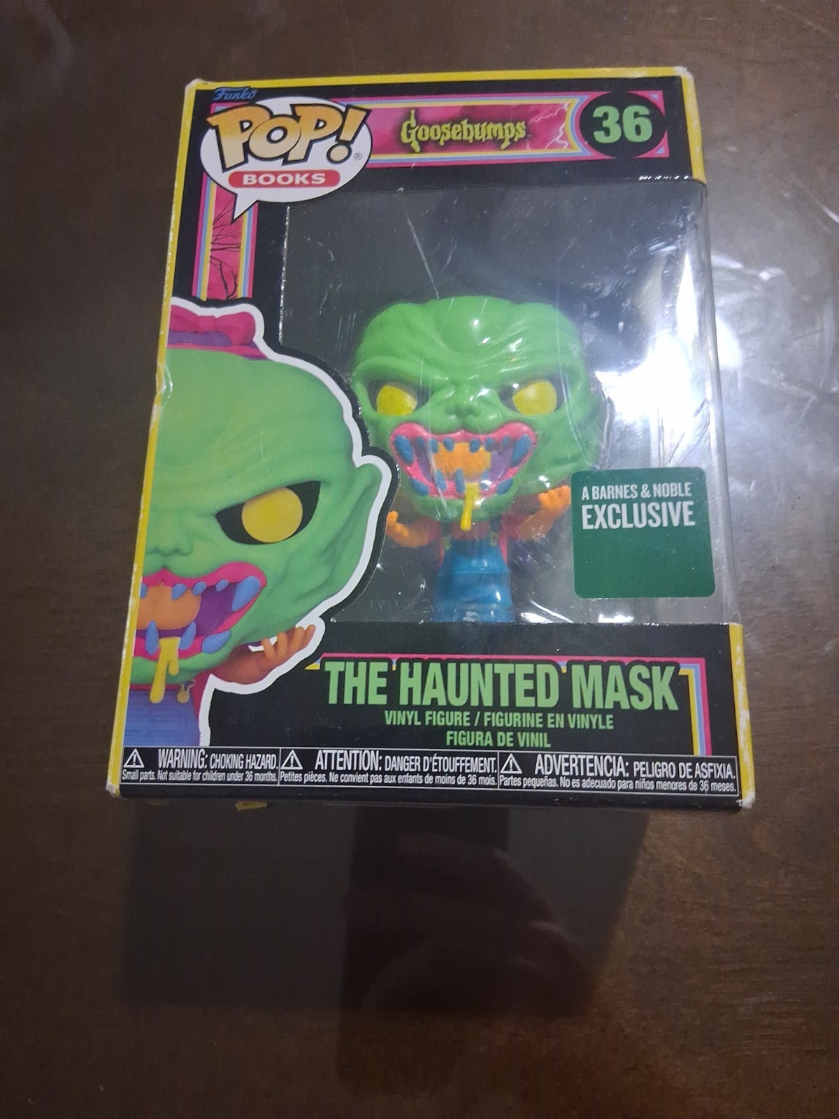 Funko Pop! Goosebumps The Haunted Mask Black Light Barnes & Noble Vinyl Figure