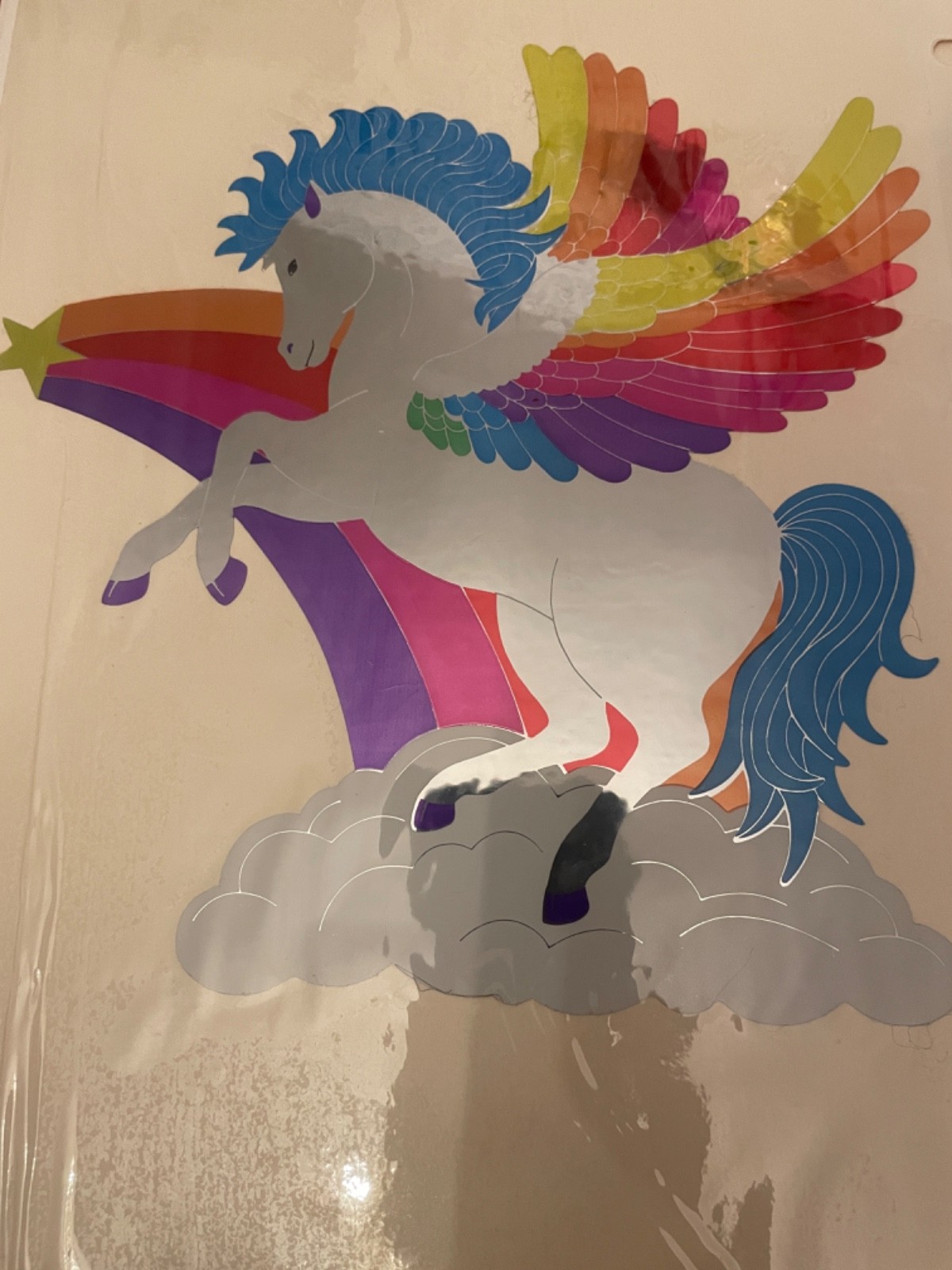 Vintage 1980s Sticker Album Pages Imperial SandyLion Lisa Frank Unicorn