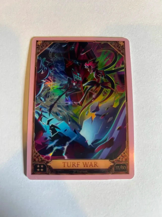 Hazbin Hotel Season 2 – 2nd Edition Turf War 55/60 Foil Optichrome Ultra Rare