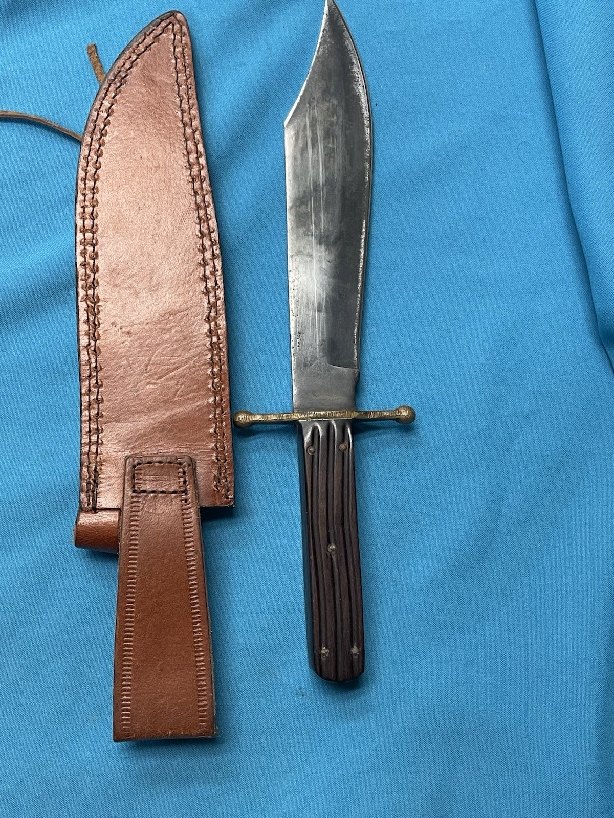 Ka-bar 1210 Vintage Rare Bowie Knife With Sheath