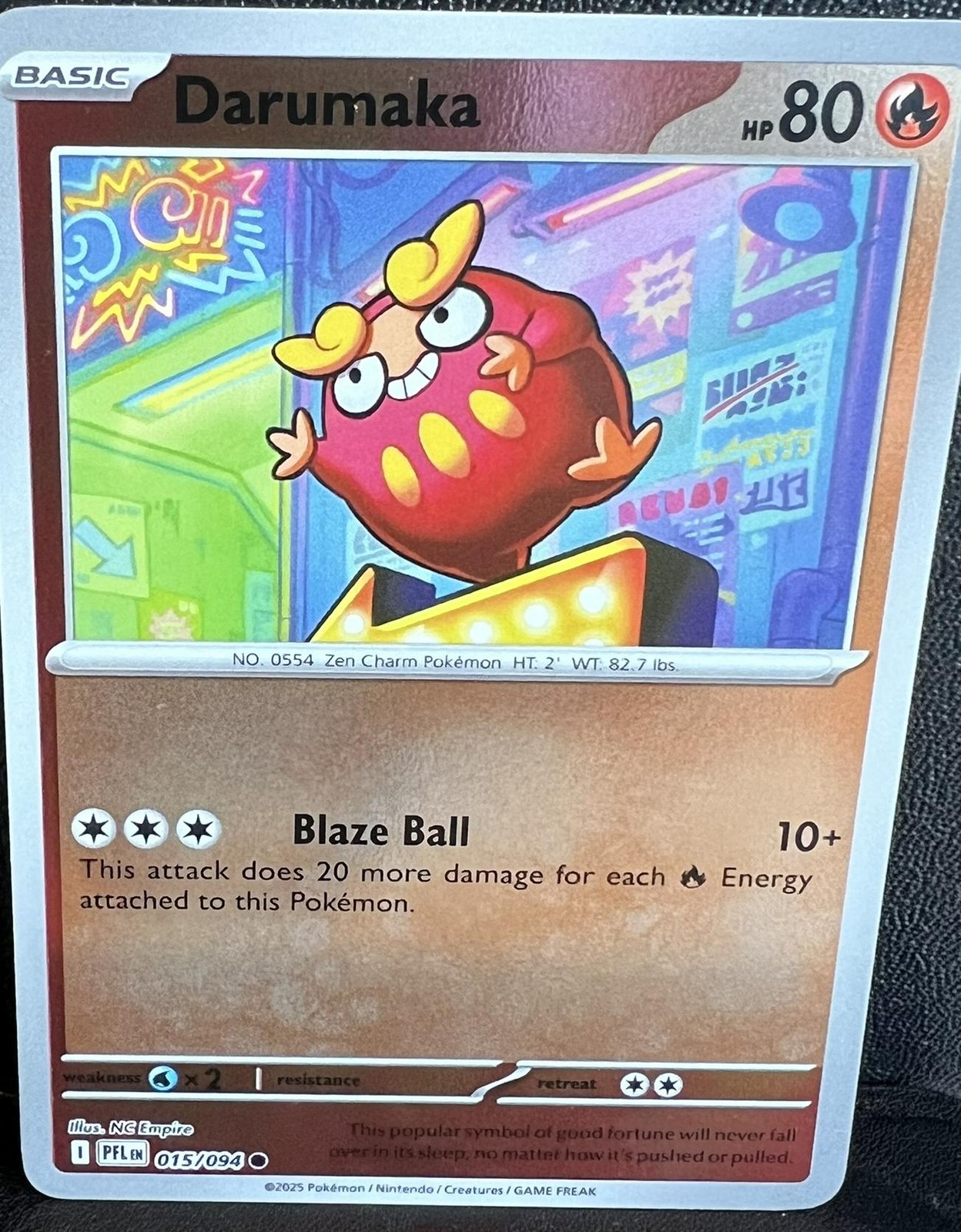 Pokémon Darumaka Phantasmal Flames #15 🇺🇸