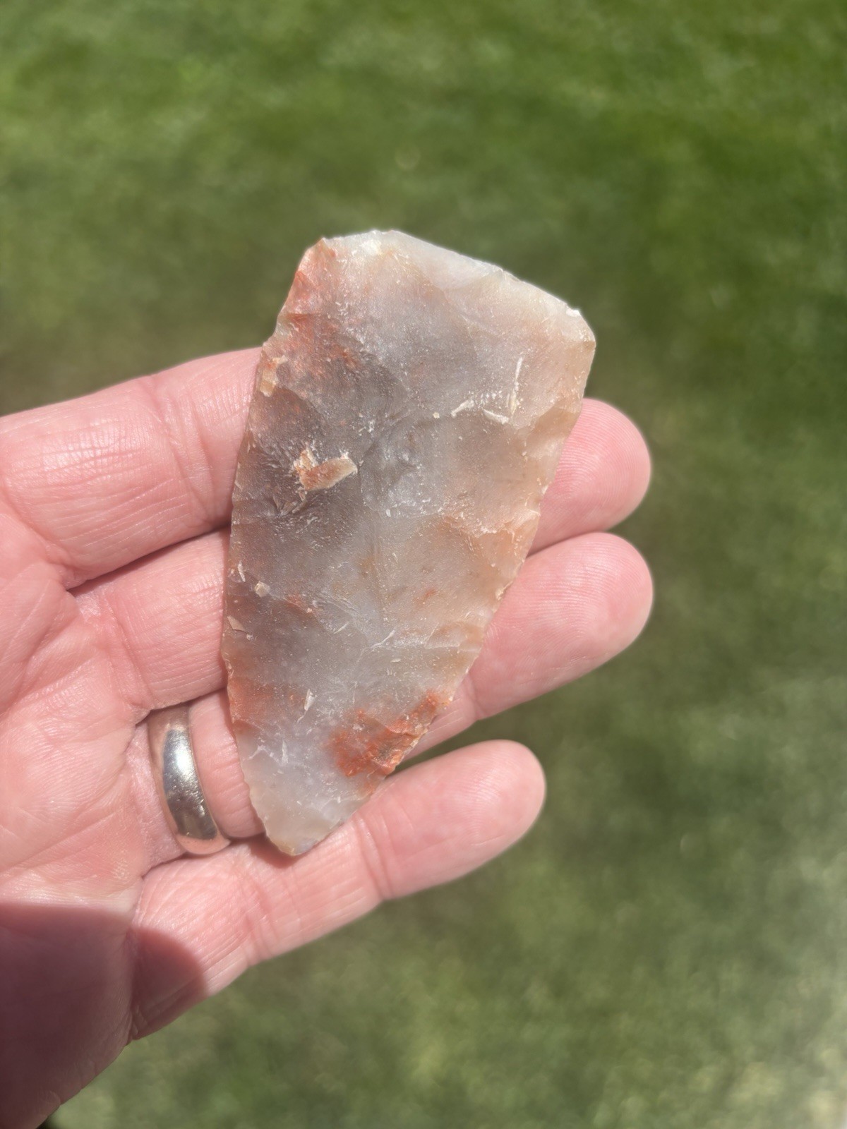 Traditional Native American Stone Arrow Head Knife Blade Skinning Tool Beautiful