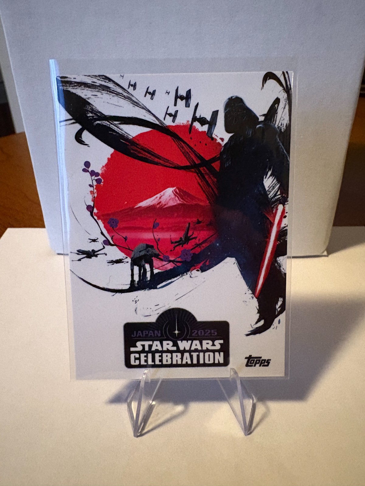 STAR WARS CELEBRATION JAPAN 2025 EXCLUSIVE TOPPS DARTH VADER PROMO KEY CARD