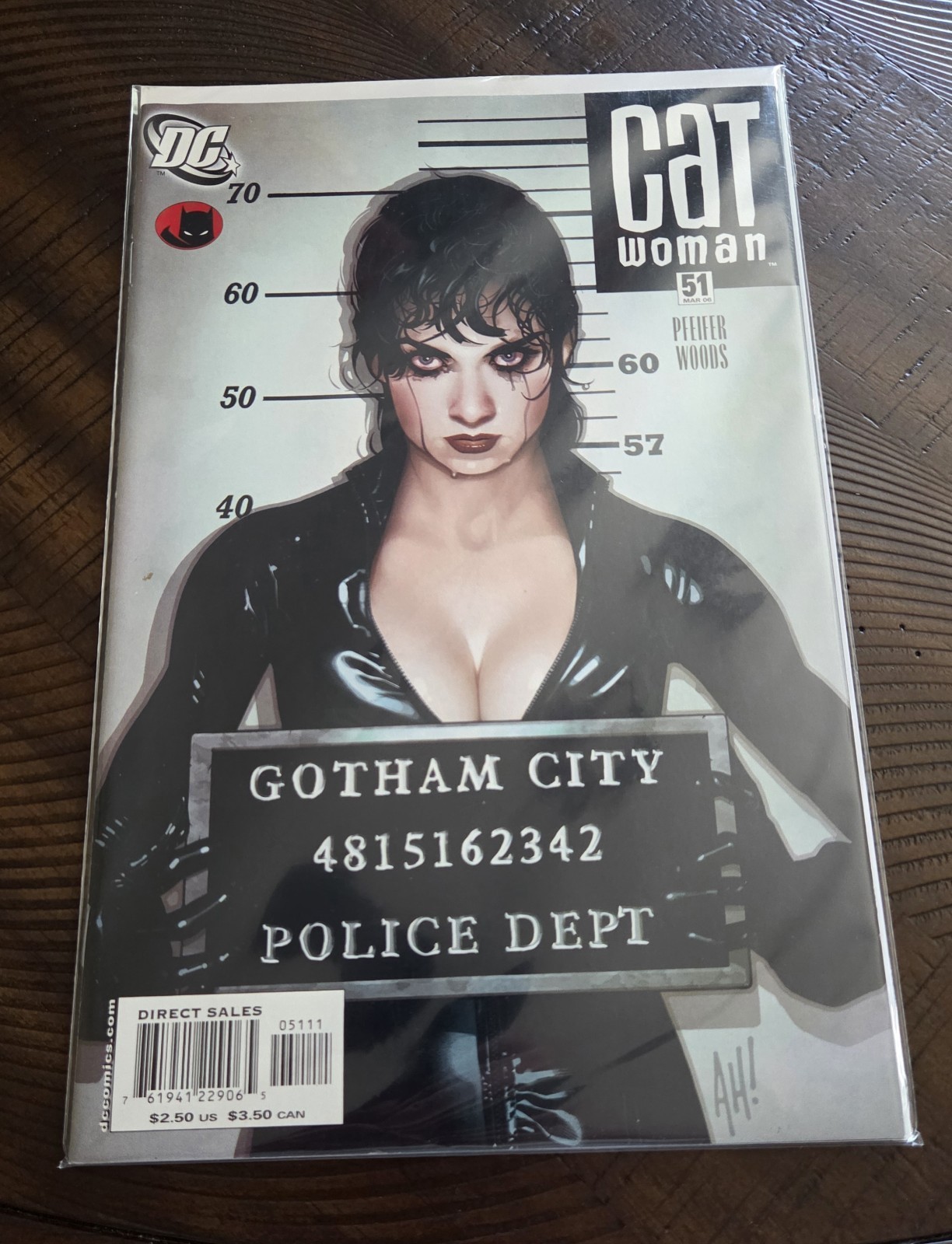 Catwoman #51 (DC Comics 2006) Rare Adam Hughes Cover