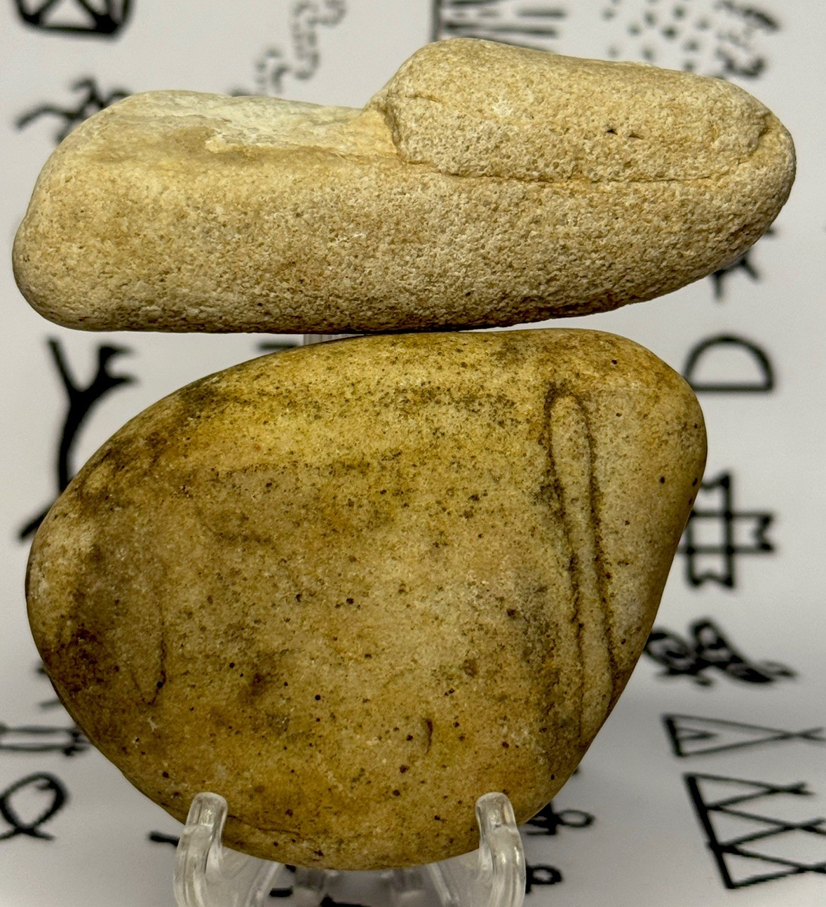 Native American Indian Authentic Artifacts Stone/Tools 2 Total, 4.7 oz • VA