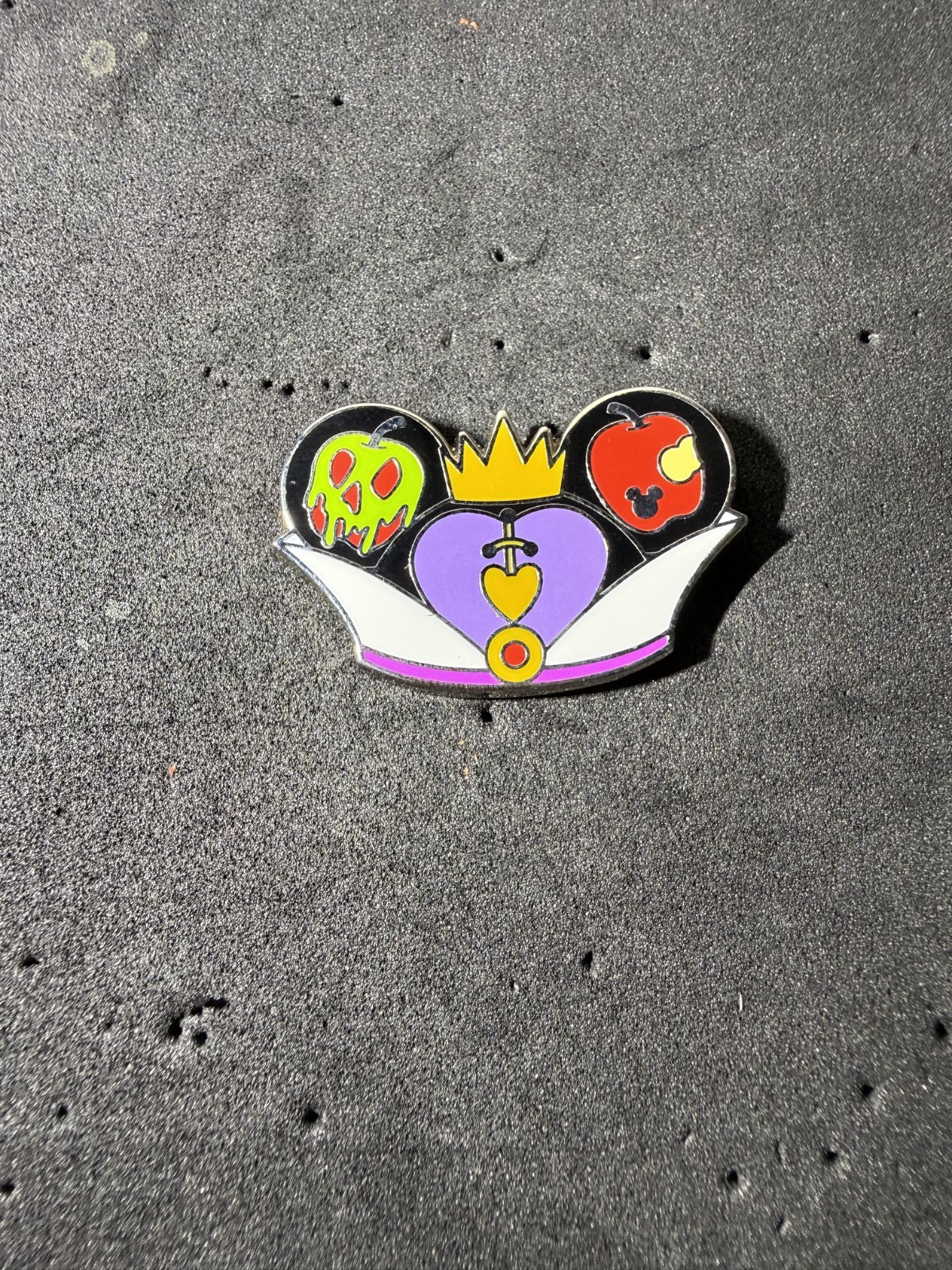 Evil Queen Ear Hat Hidden Mickey Disney Pin
