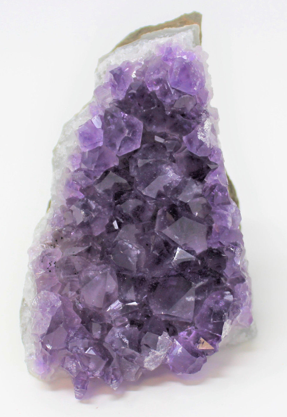 Stunning LARGE Amethyst Cut Base Cluster, Crystal Quartz Geode 8 – 11 oz