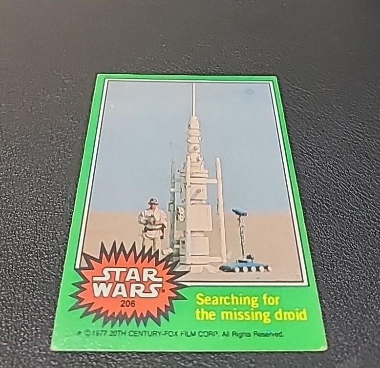 1977 Topps Star Wars Series 4 Green #206