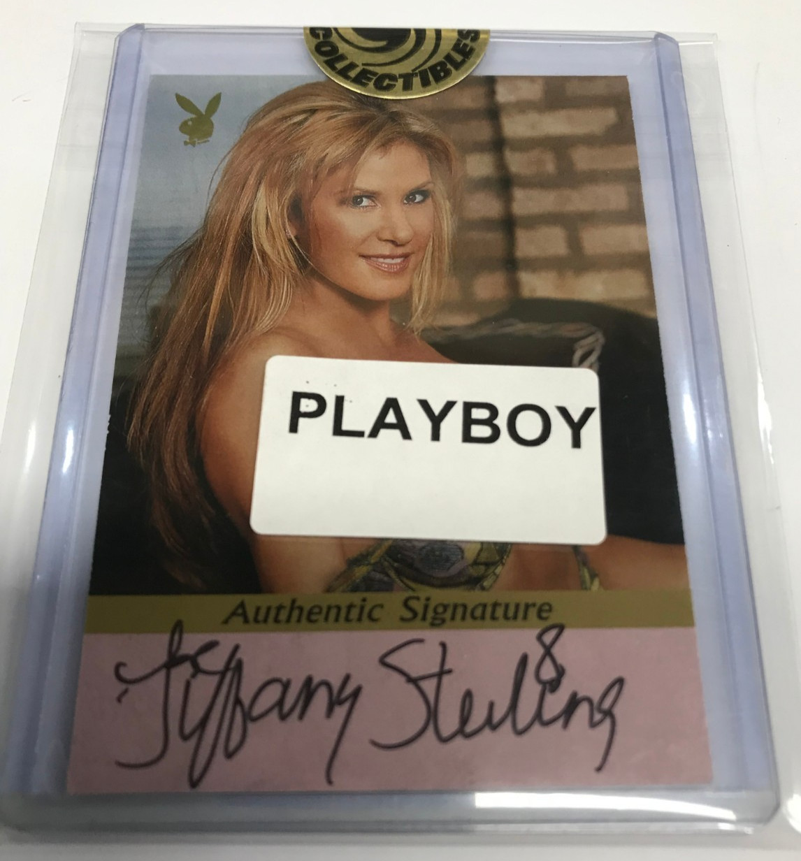2005 PLAYBOY LINGERIE 100TH ISSUE TRADING CARD AUTOGRAPHED TIFFANY STERLING
