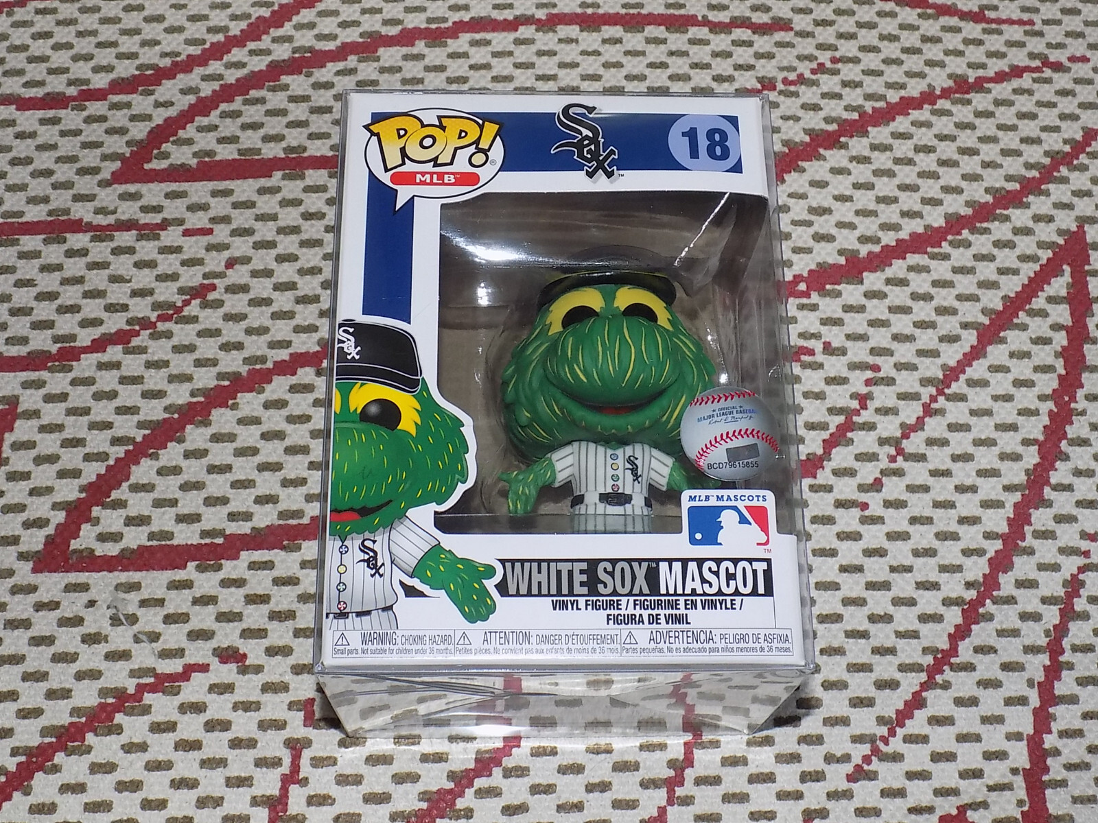 FUNKO POP, WHITE SOX MASCOT, MLB MASCOTS #18, VINYL FIGURE, NEAR MINT