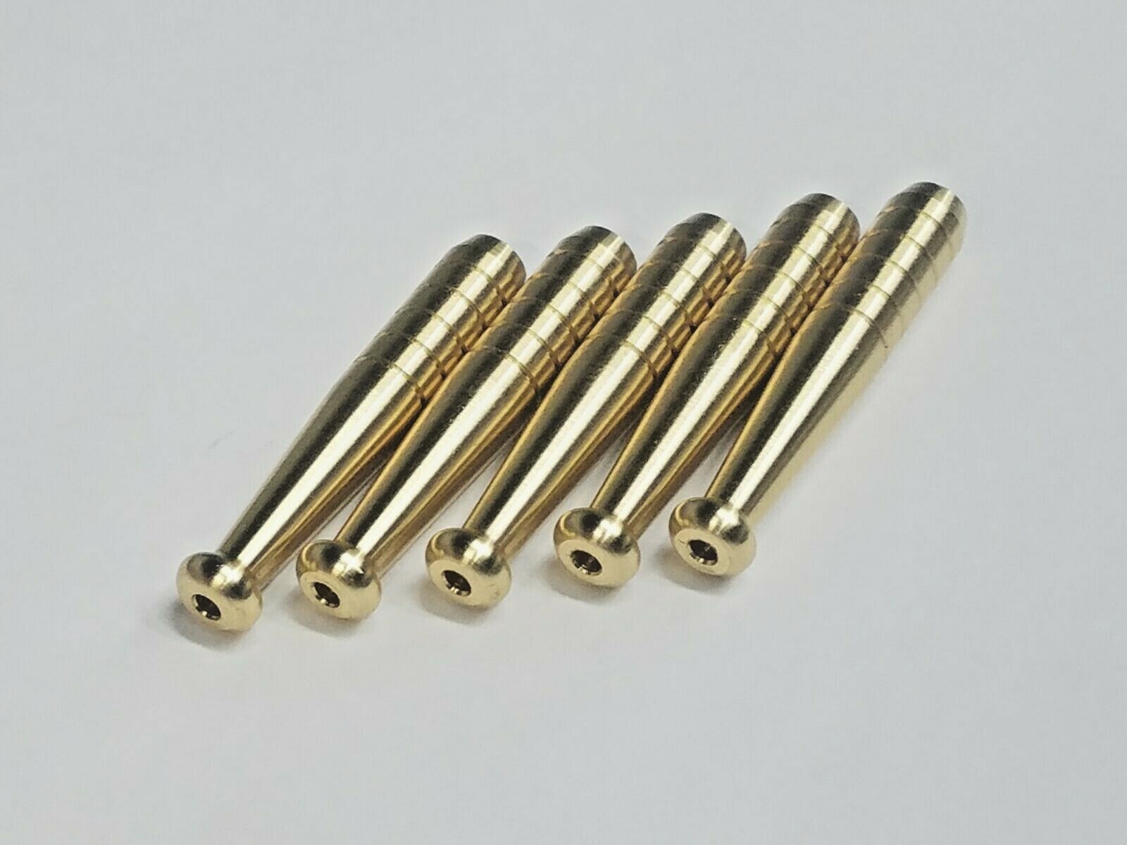 5 SOLID BRASS METAL ONE HITTER PIPE DUGOUT BAT 2″ MADE IN USA !! TOBACCO