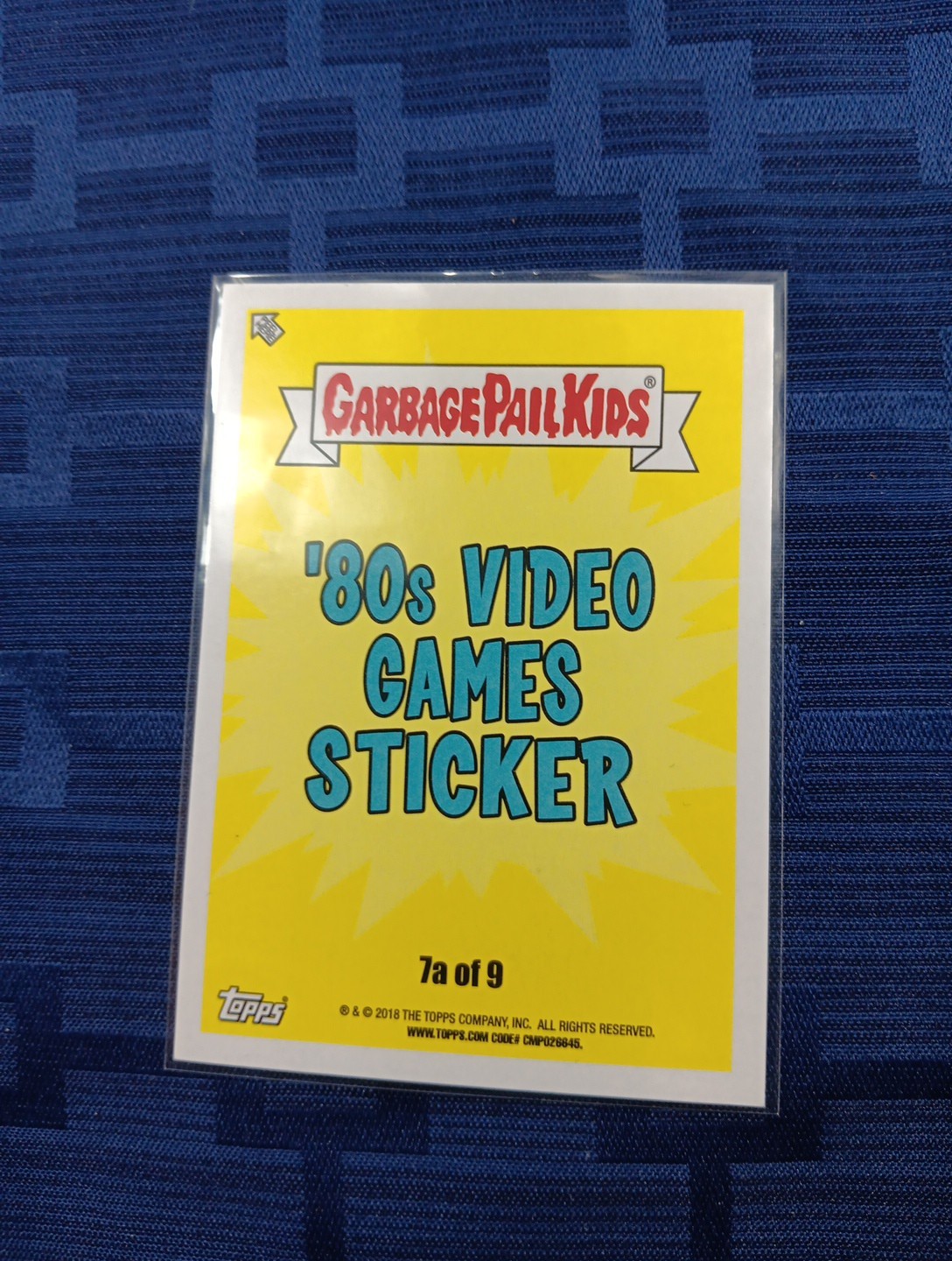 2018 Garbage Pail Kids 80s Video Games Stickers Lot Of 3