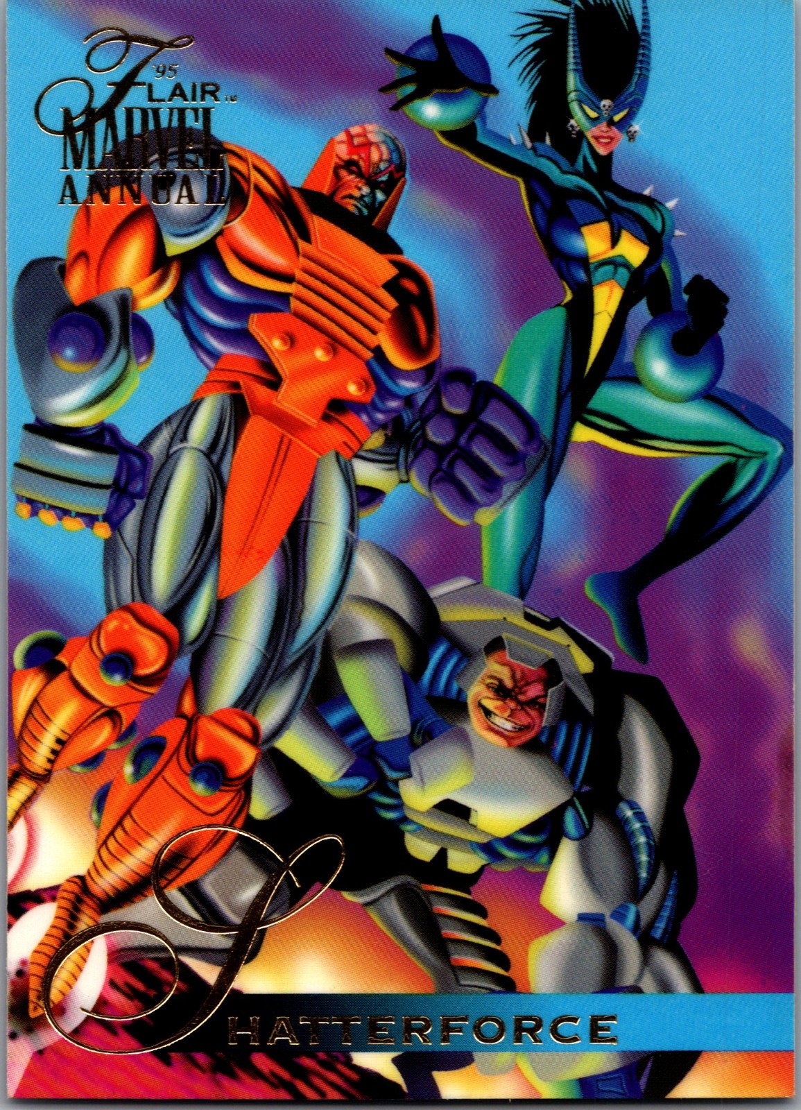 1994 Flair Marvel Annual #148 Hatterforce Trading Card MCU Disney+