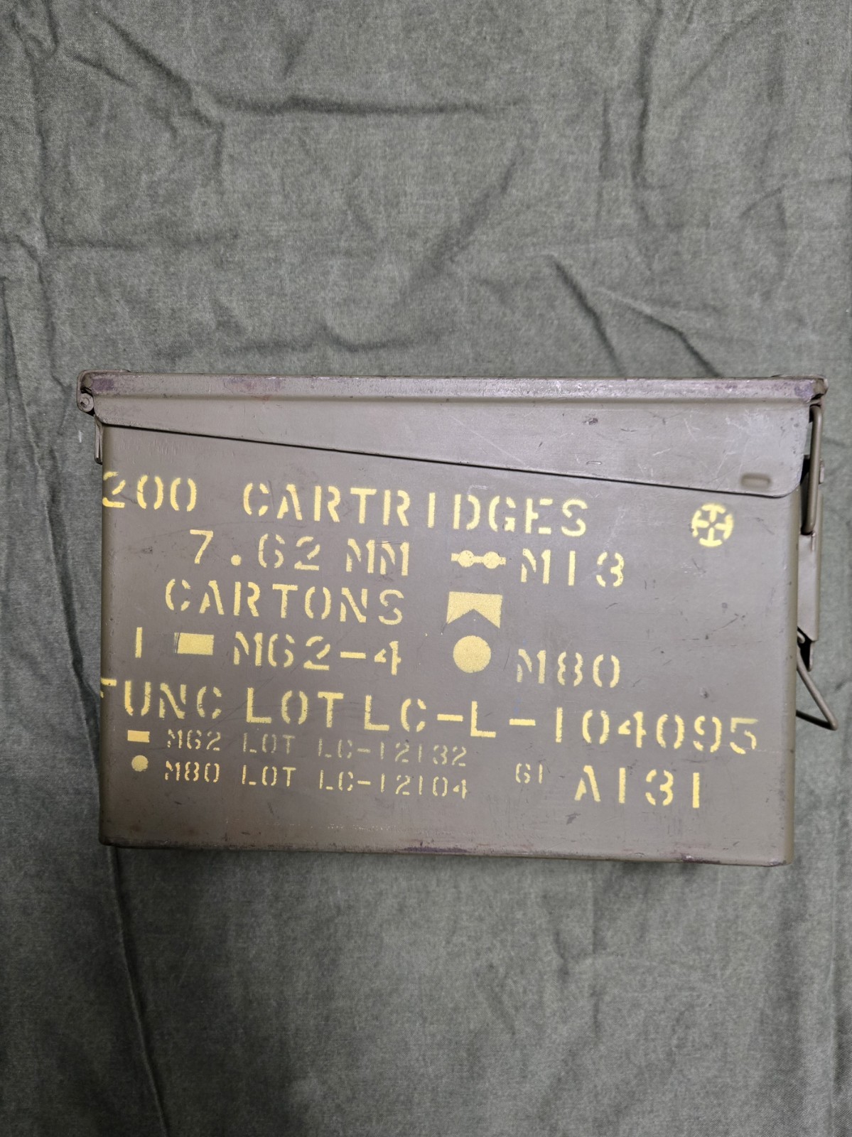 Vietnam Era .30 Cal Ammo Can. 7.62x51mm