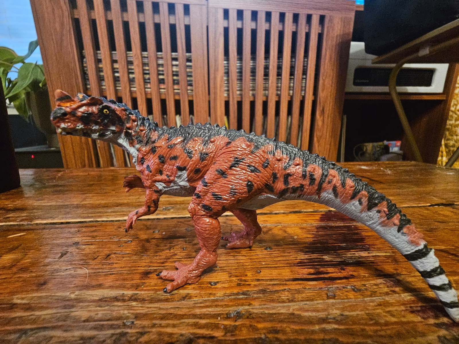 Retired Battat Ceratosaurus Plastic Vinyl Dinosaur 6″