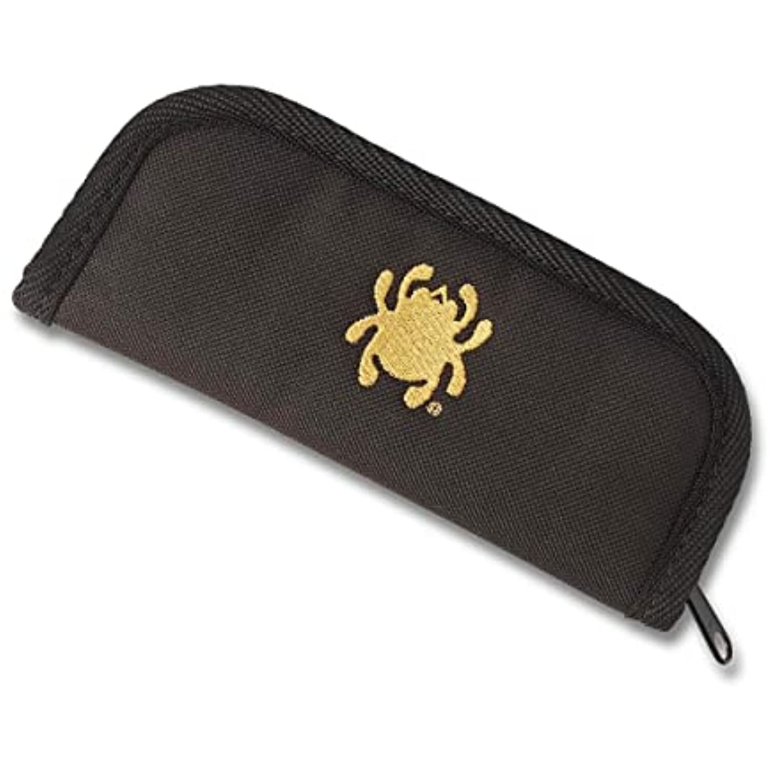 Spyderco 5.5″ Padded Zipper Case with High-Quality Zippered Pouches and Black