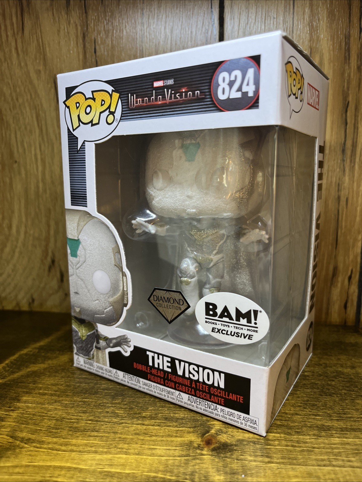 Funko Pop! Vinyl: Marvel – The Vision – Books A Million (BAM) (Exclusive) #824