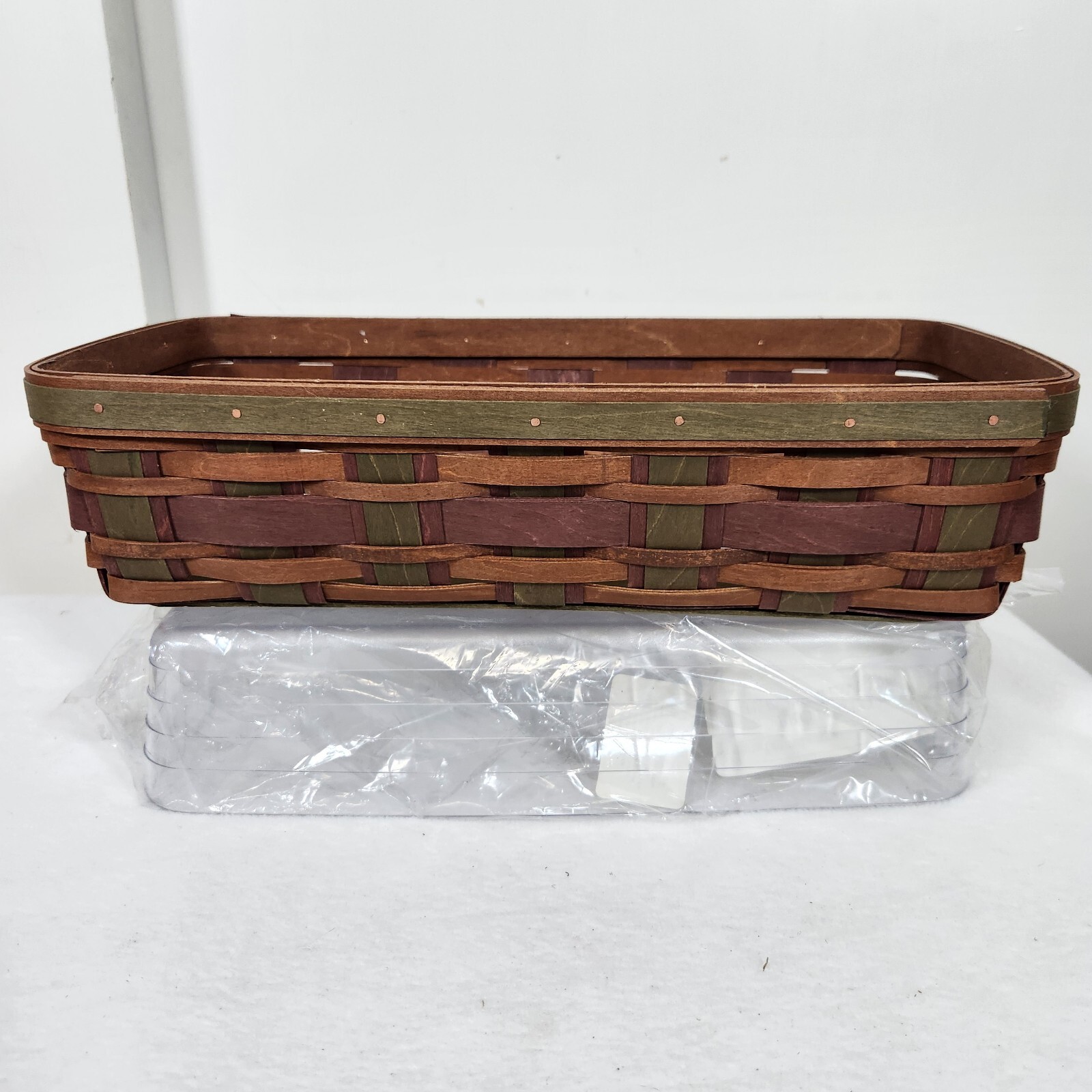 Longaberger 2008 Harvest Weave Bread Basket Combo Autumn Path NOS Retired FALL