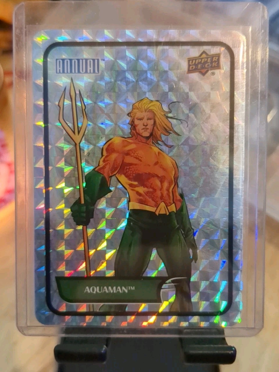 2024 Upper Deck DC Annual Backscatters Aquaman #B-18
