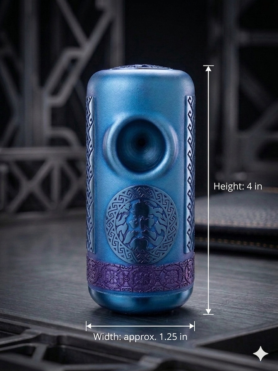 Thick Heavy Pipe One Hitter Steam Roller Glass Chillum Smoking Pipe