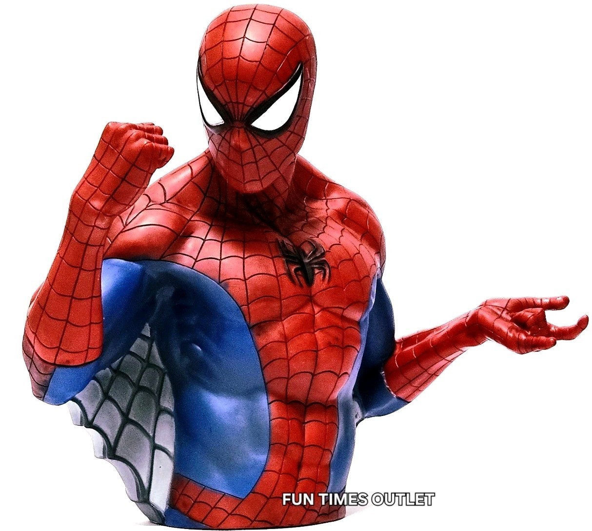 Marvel Spider-Man 7″ Tall Coin Bank Molded Bust Figure Piggy Bank Spider Man New