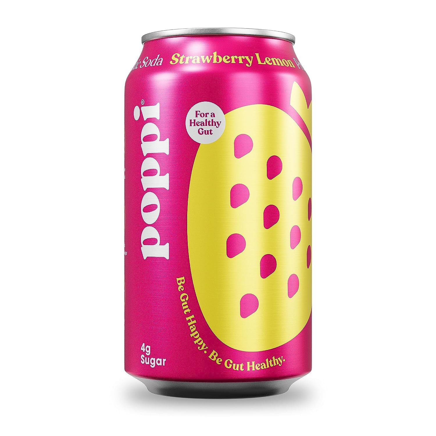 Refresco Espumoso De Fresa Y Limon Con Prebioticos Y Beneficios Para La Inmu…