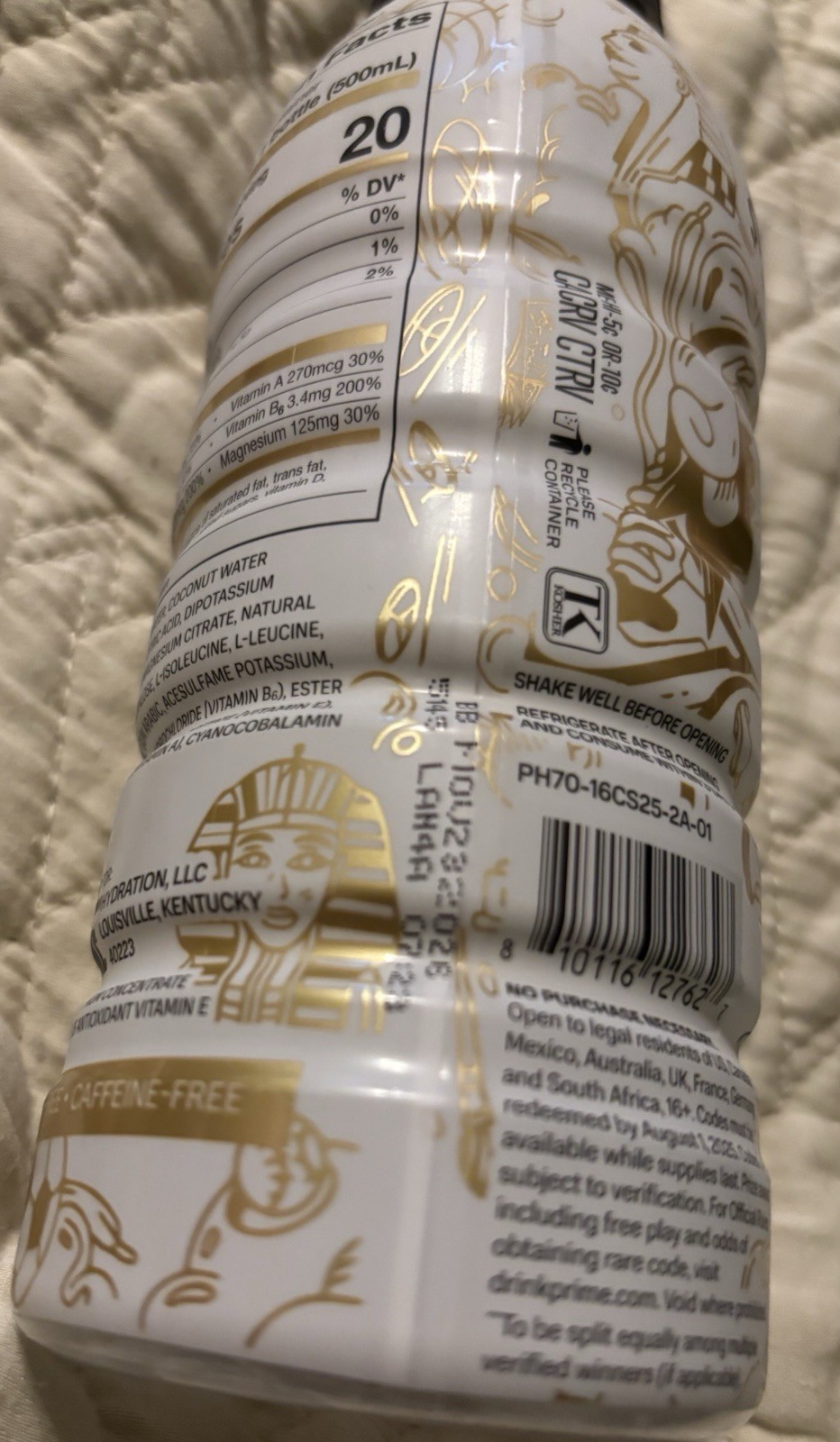 PRIME COLLECTORS SERIES LIMITED EDITION HYDRATION DRINK 16.9FL OZ 500 ML