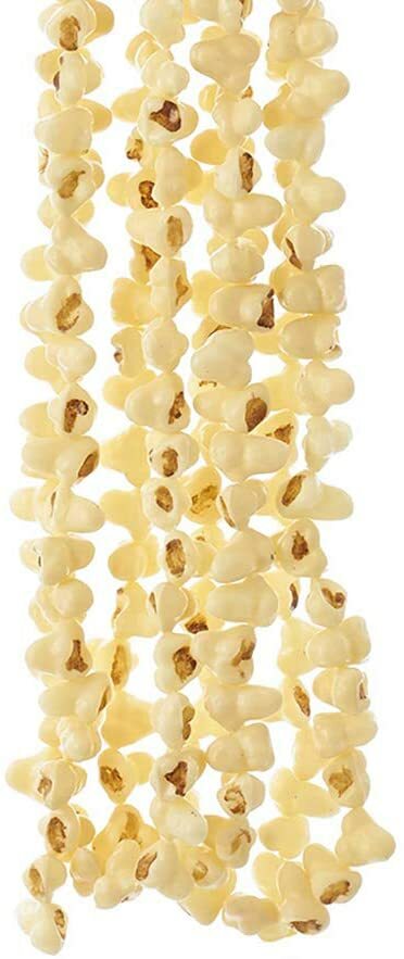 KURT ADLER 9′ PLASTIC REALISTIC POPCORN GARLAND CHRISTMAS DECOR