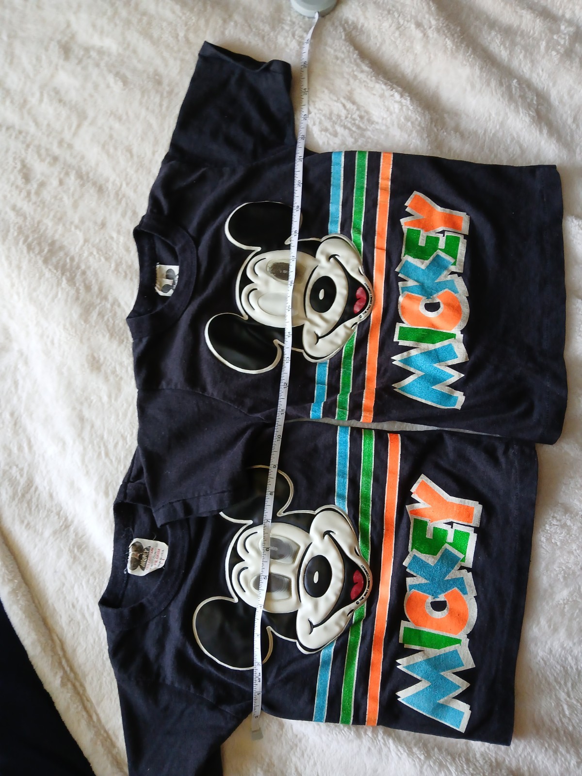 Disney Mickey Mouse Kids “Dimension Weld” Single Stitch Hem Tees Set of 2 RARE