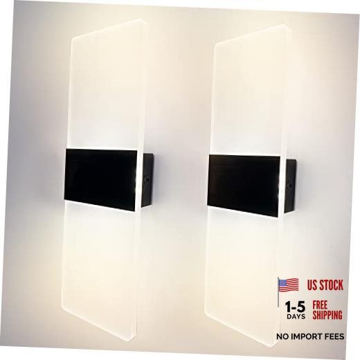 2Pack RV LED Wall Sconce with Switch, 12Volts RV 2 Packs Acrylic Wall Sconce