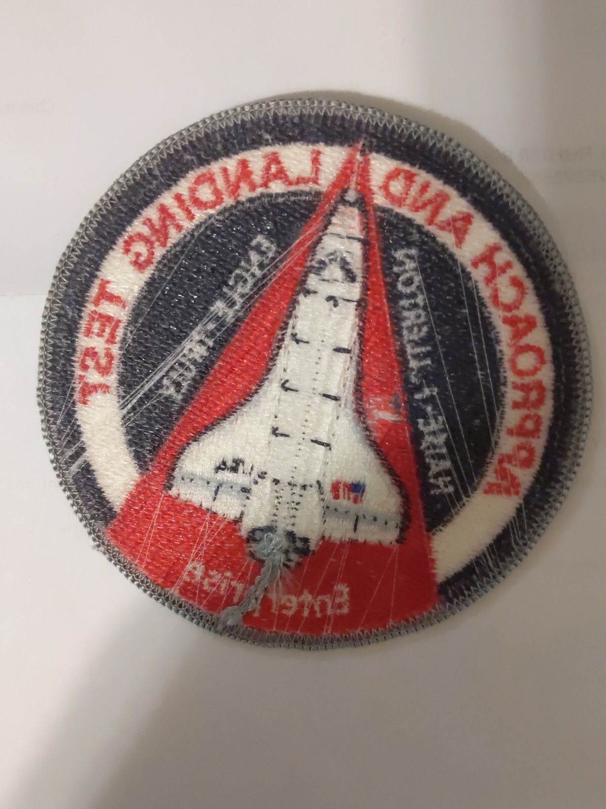 NASA / Space Shuttle Color Patch ‘ENTERPRISE APPROASH AND LANDING ‘ 4 X 4 INCH