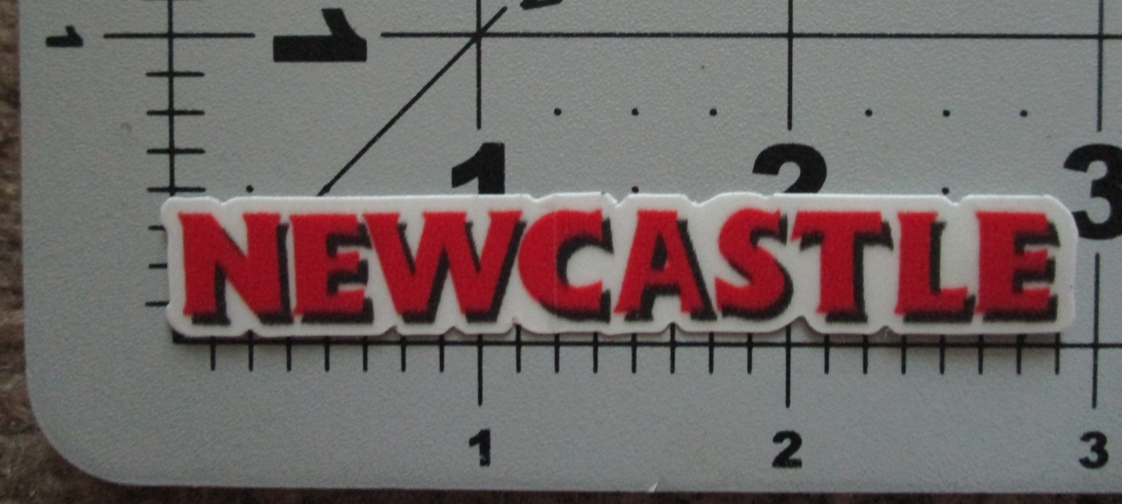 NEWCASTLE Red 3″ Logo STICKER decal craft beer brewery brewing Z
