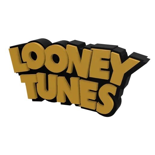 Looney Tunes Logo 3D PRINTED Wall Decor
